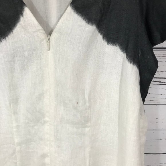 J. Crew Dip Dye Linen Dress Size S - Picture 6 of 7